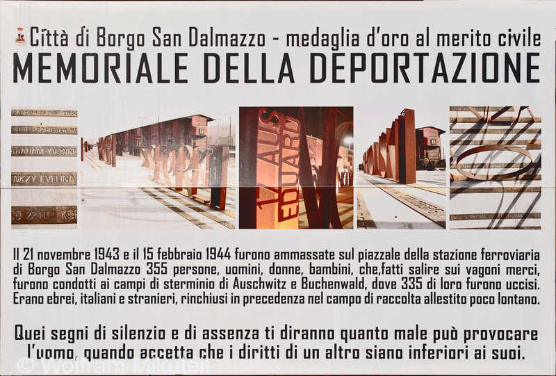Memoriale della Deportazione - Borgo San Dalmazzo im Sturatal - Foto: © Wolfram Mikuteit