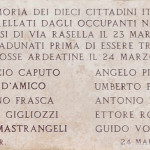 Gedenktafel in der Via Rasella, Rom - Foto: © Wolfram Mikuteit