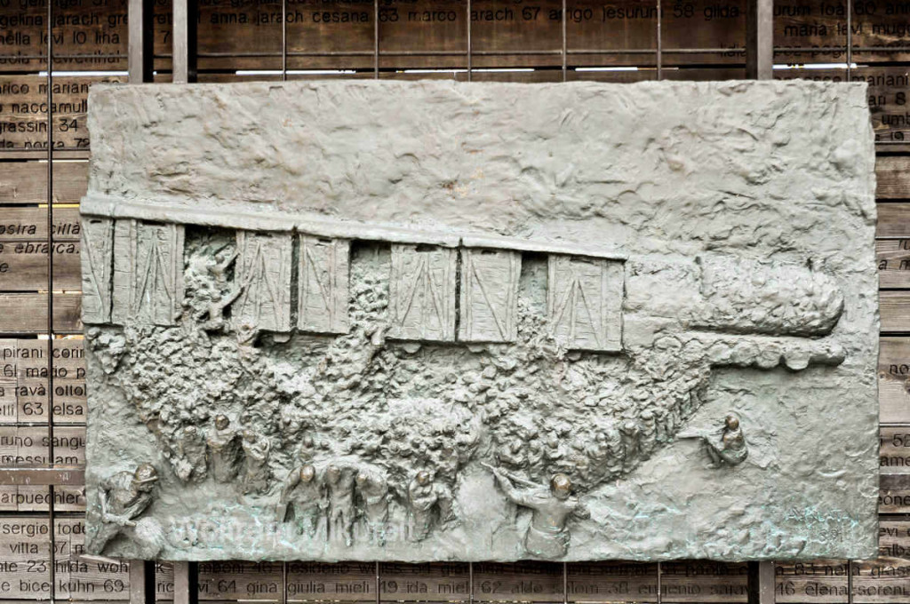 Venedig - Relief des Bildhauers Arbit Blatas - Foto: © Wolfram Mikuteit