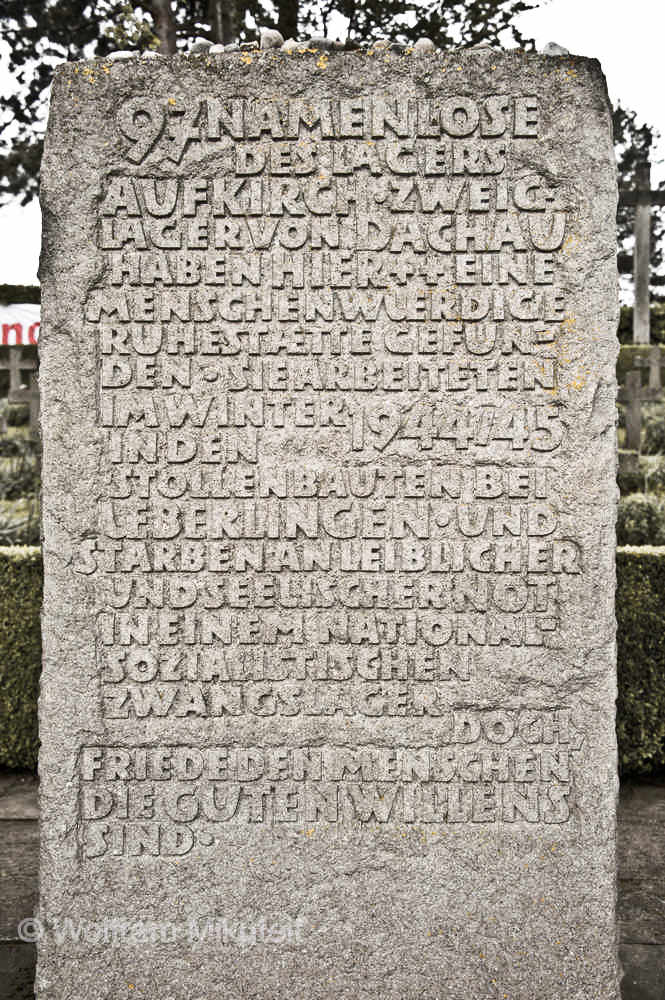 Gedenktafel am KZ-Friedhof Birnau - Foto: © Wolfram Mikuteit