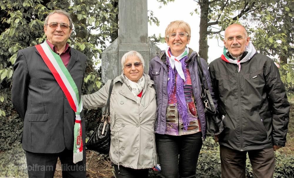 die italienische Delegation auf der Gedenkfeier 2014 - KZ-Friedhof Birnau - Foto: © Wolfram Mikuteit