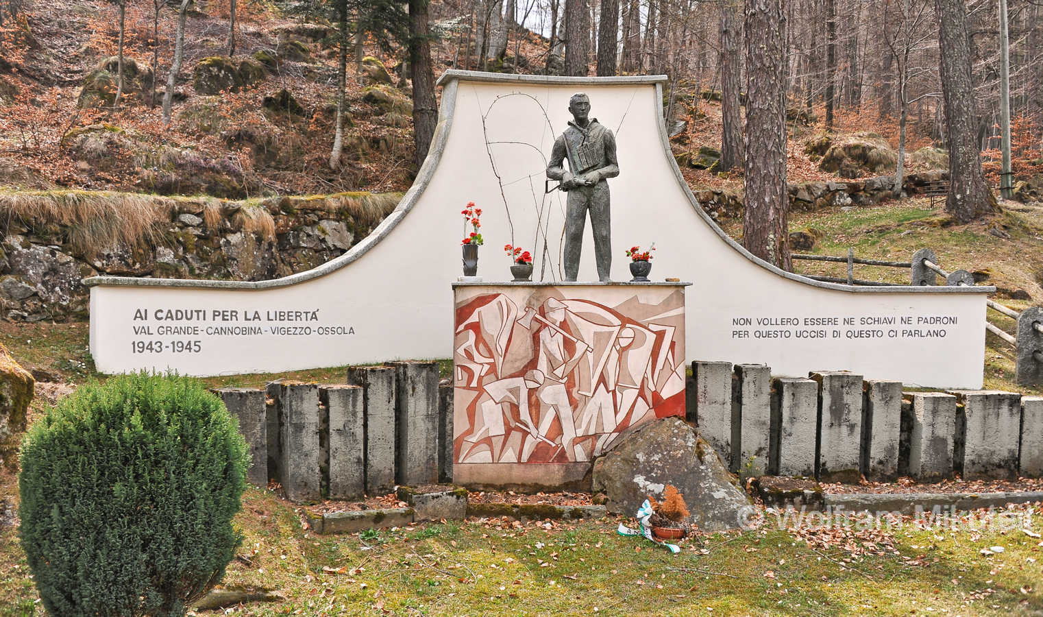 Finero, Monument für die Opfer des Befreiungskampfes