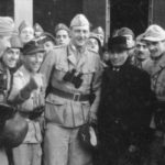 Mussolini, kurz nach seiner ‚Befreiung‘ durch deutsche Fallschirmjäger auf dem Campo Imperatore