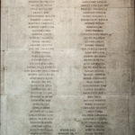 Tafel mit den Namen der Opfer – Foto: © Wolfram Mikuteit